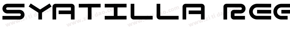 Syatilla Regular字体转换